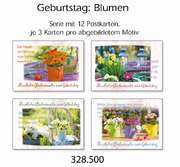 Postkartenserie Geburtstag, 12 Stück Postkartenserie Geburtstag, 12 Stück
