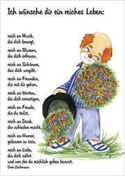 Doro Zachmann - Postkarten: Ich wünsche dir ein reiches Leben, 4 Stück Postkarten: Ich wünsche dir ein reiches Leben, 4 Stück