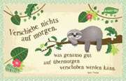 Reinhard Engeln - Kräuter-Dip-Postkarte - Verschiebe nicht auf morgen,... Kräuter-Dip-Postkarte - Verschiebe nicht auf morgen,...