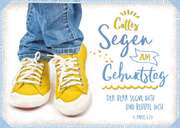 Postkartenserie "Gelbe Turnschuhe - Geburtstag" - 12 Stück Postkartenserie "Gelbe Turnschuhe - Geburtstag" - 12 Stück