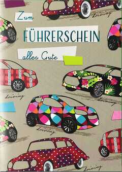 Faltkarte "Führerschein"