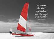 Postkarten: Wir können den Wind nicht ändern, 12 Stück Postkarten: Wir können den Wind nicht ändern, 12 Stück