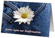 Faltkarten Konfirmation, 5 Stück Faltkarten Konfirmation, 5 Stück