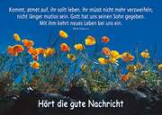Peter Strauch - Postkarten: Hört die gute Nachricht, 12 Stück Postkarten: Hört die gute Nachricht, 12 Stück