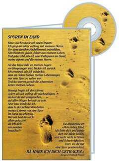CD-Card: Spuren im Sand - neutral