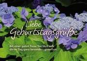 Tee-Postkarte - Liebe Geburtstagsgrüße Tee-Postkarte - Liebe Geburtstagsgrüße
