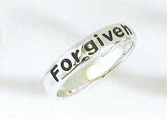 Fingerring "Forgiven" - 17 mm