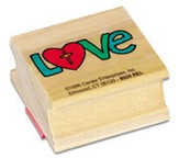 Holzstempel "Love"