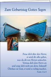 Faltkarte "Zum Geburtstag Gottes Segen" Faltkarte "Zum Geburtstag Gottes Segen"