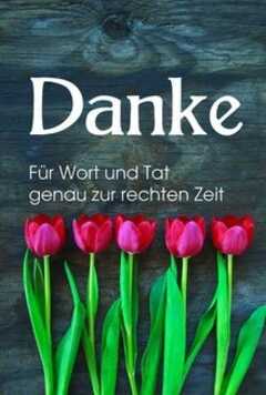 Danke - Faltkarte Danke - Faltkarte