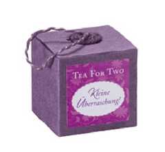 Tee "Tea for two" - lila