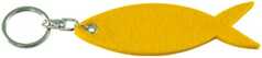 Schlüsselanhänger  "Fisch" - gelb