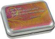 Blechdose "Der Engel, nach dem ihr euch sehnt" Blechdose "Der Engel, nach dem ihr euch sehnt"