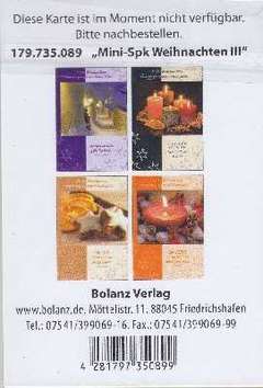 Mini-Spruchkartenserie Frohe Weihnachten - 12 Stück Mini-Spruchkartenserie Frohe Weihnachten - 12 Stück