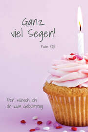 Faltkarte "Ganz viel Segen" - 5 Stück Faltkarte "Ganz viel Segen" - 5 Stück