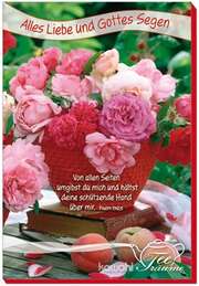 Tee-Faltkarte "Alles Liebe und Gottes Segen" Tee-Faltkarte "Alles Liebe und Gottes Segen"