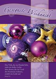Postkarte: Gesegnete Weihnacht, 12 Stück Postkarte: Gesegnete Weihnacht, 12 Stück