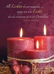 Friedrich von Bodelschwingh - Postkarten: Alle Lichter, die wir anzünden, 12 Stück Postkarten: Alle Lichter, die wir anzünden, 12 Stück