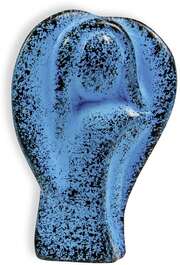 Schutzengel "beschützend" - Speckstein hellblau Schutzengel "beschützend" - Speckstein hellblau
