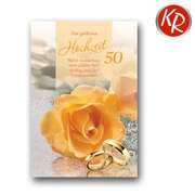 Grußkarte - Zur goldenen Hochzeit Grußkarte - Zur goldenen Hochzeit