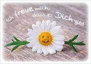 Postkarten: Ich freue mich, dass es Dich gibt, 4 Stück Postkarten: Ich freue mich, dass es Dich gibt, 4 Stück