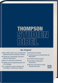 Thompson Studienbibel - ital. Kunstleder, blau