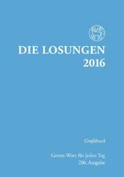 Losungen 2016 hellblau, Großdruck Losungen 2016 hellblau, Großdruck