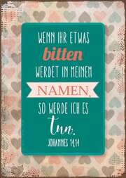 Postkartenserie "Wenn ihr etwas bitten" - 12 Stk. Postkartenserie "Wenn ihr etwas bitten" - 12 Stk.