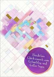Postkarten: Herzlichen Glückwunsch zum Geburtstag, 4 Stück Postkarten: Herzlichen Glückwunsch zum Geburtstag, 4 Stück